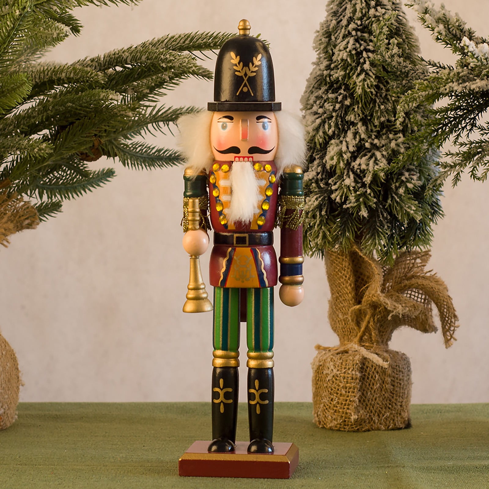 5 Pcs Christmas Nutcracker Ornaments Wooden Nutcracker Hanging