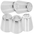 5 Pcs Christmas Piping YPF5 Tips Set Russian Piping Tips Christmas