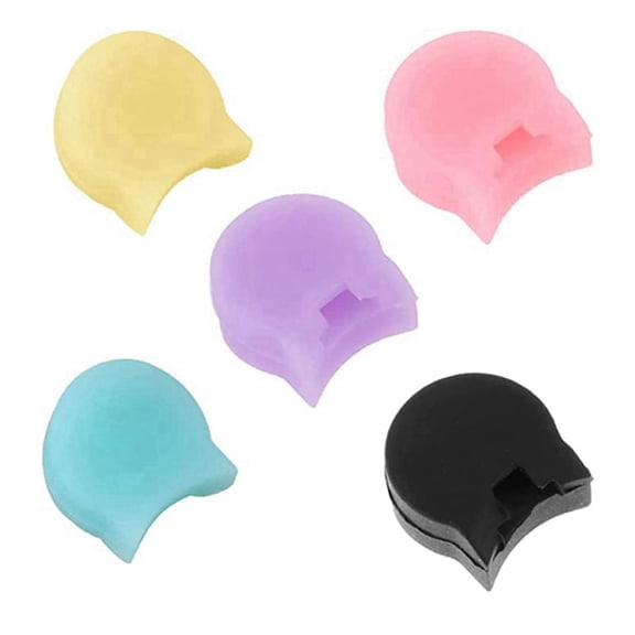 5 Pcs Clarinet Thumb Rest Cushion, Soft Silicone Thumb Ptotector for Clarinet ,5 Colors