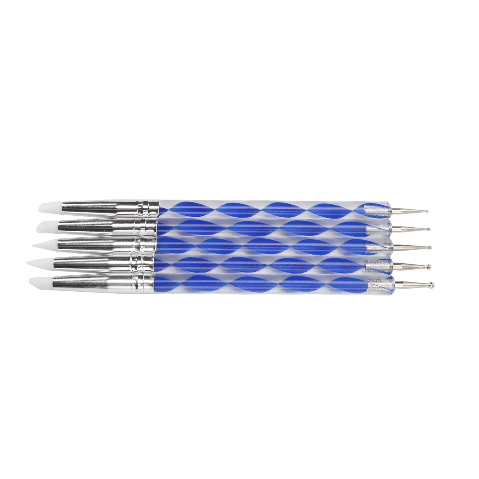 5-Piece Clay Sculpting Tools Set - Silicone & Stainless Steel Dual Ended, For Pottery & Crafts - View #6