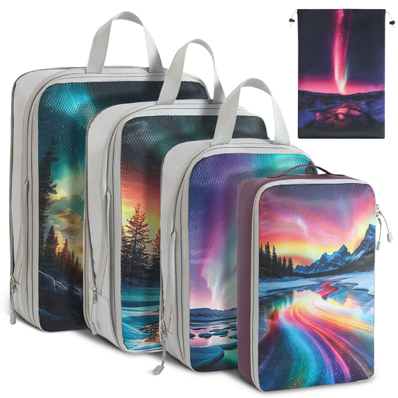 Packing Cubes for Travel, 5 Pieces Luggage Packing Organizers for Suitcase, Travel Essentials for Organizing Clothes