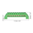 thumbnail image 1 of 5 Pcs  wire connector, brass construction, copper screw terminals, and plastic housing base., 1 of 6