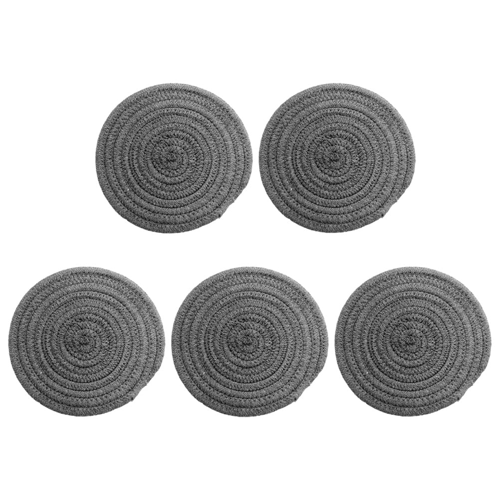5 Pcs Cotton Potholders Kitchen Tripod Rope Accesorios Cocina Tea Kettle Hot Pads