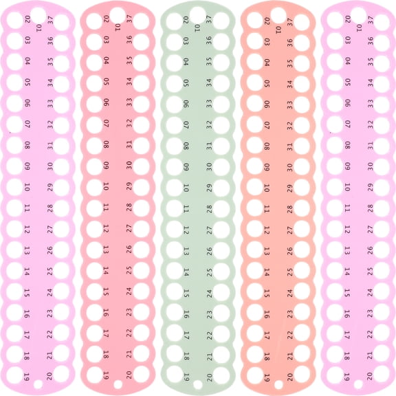 5pcs Embroidery Thread Organizer Boards for Sewing Use Assorted Color Plastic