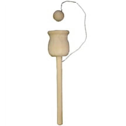 5 Pcs Cup & Ball Toss Toy Classic game for endless hours of fun for both children and adults.
