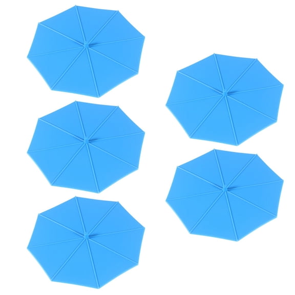 WRISTBIQUE Practical Mug Covers Blue for Travel 5Pcs 11.8X4.3In