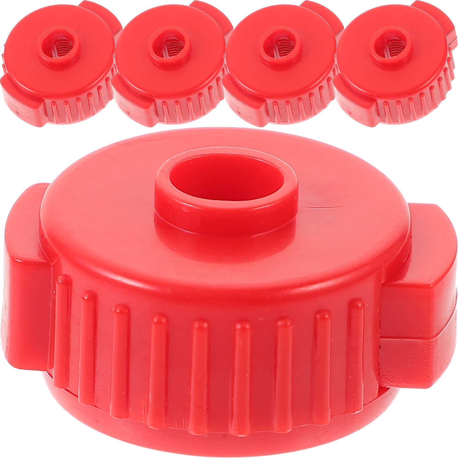 5 Pcs Cymbal Quick Release Cap Mate Nuts Assembly Fixing Replace Red