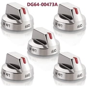 5 Pcs Gas Stove Burner Control Knob DG64-00473A Fit for Samsung Range Oven