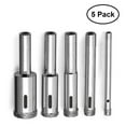 thumbnail image 1 of 5 Pcs Diamond Glass Drill Bits Set Hole Saw Bottle Extractor Remover Tool for Glass Marble Granite Fiberglass Ceramic Tile 4-12mm, 1 of 7