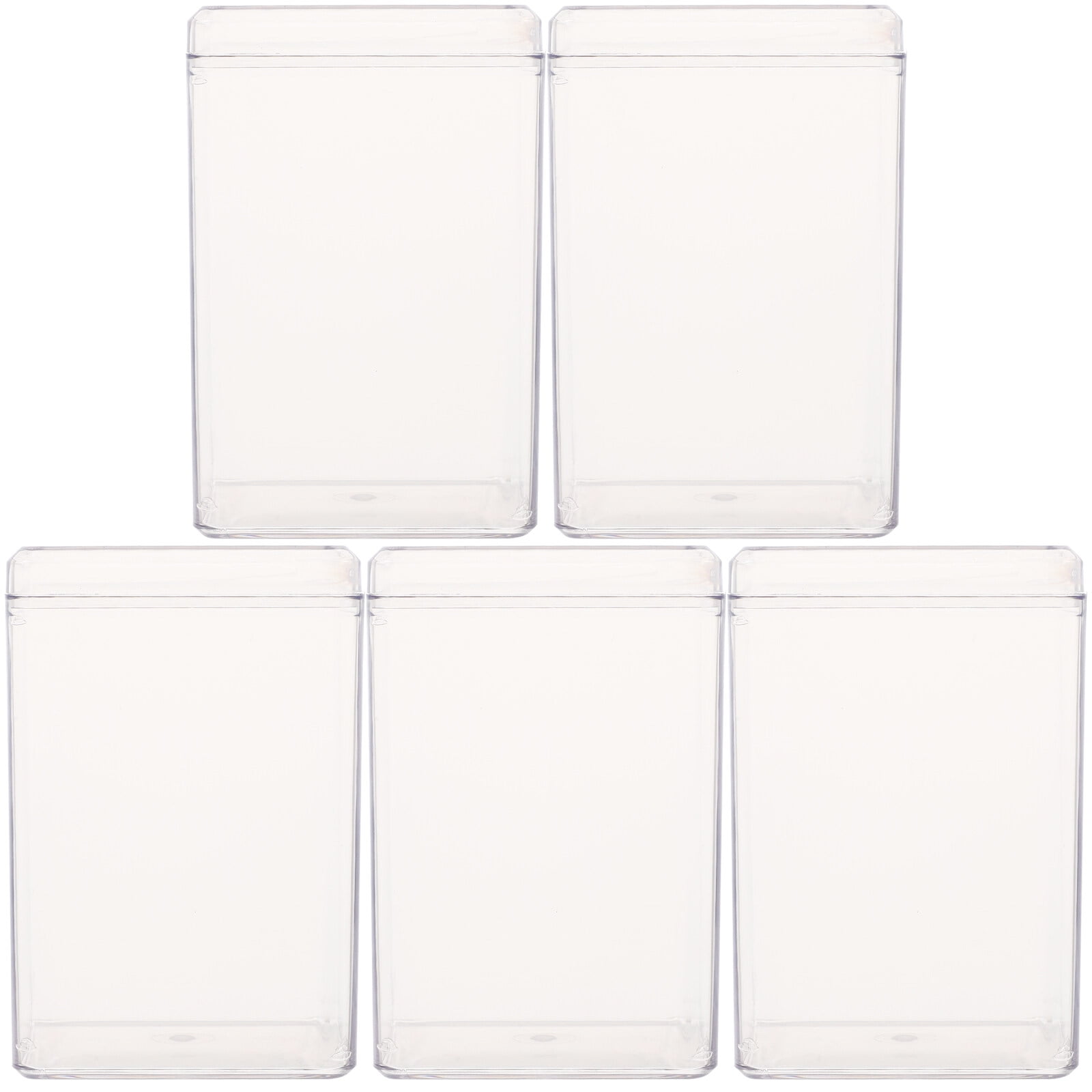 5 Pcs Display Box Bear Brick Case Boxes Figurine Transparent - Walmart.com