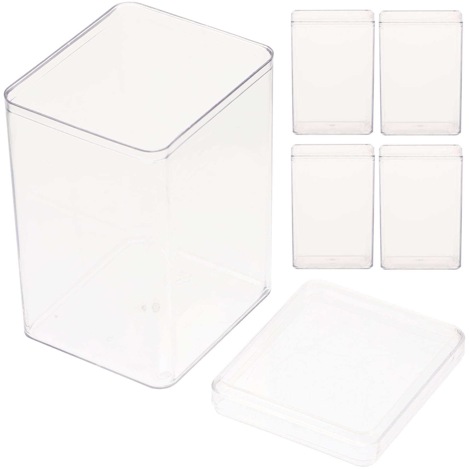 5 Pcs Display Case Racks Box Protective Action Figure Storage - Walmart.com