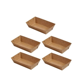 MT Products 10.5 x 10.5 x 3.69 Kraft Paper Food Trays for