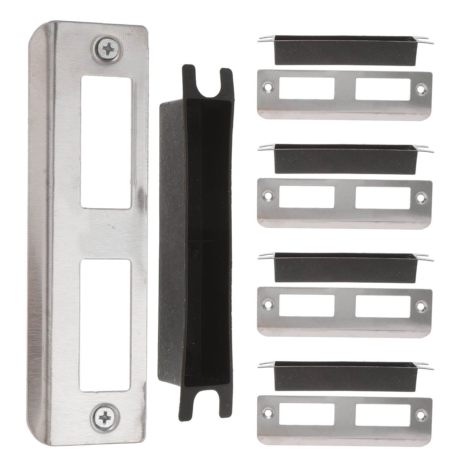 5 Pcs Door Locks Door Kick Plate Deadbolt Strike Plate Door Covers Guide Sheet Cover Plate