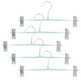 thumbnail image 1 of ifundom Heavy Duty Clothes Hangers Set of 5, Non-Adjustable with Stainless Steel Hook and PVC Coating for Home Use, 1 of 6