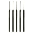 thumbnail image 1 of 5 Pcs Draw Hook Threader Crochet Tools - Black, as described, 1 of 5
