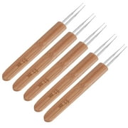 5 Pcs Dreadlock Braiding Needles Set for Braid Crafting, Wig Maintenance, Crochet Hooks for Dreadlocks Styling Tools Kit