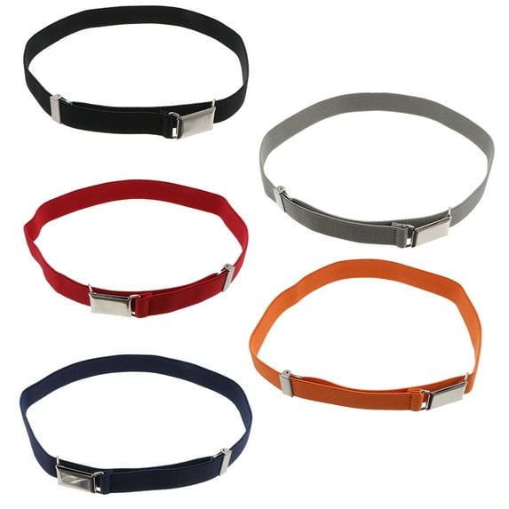 5 Pcs Durable Kids Waist Band Children Waist Belts Adjustable Pants Belts