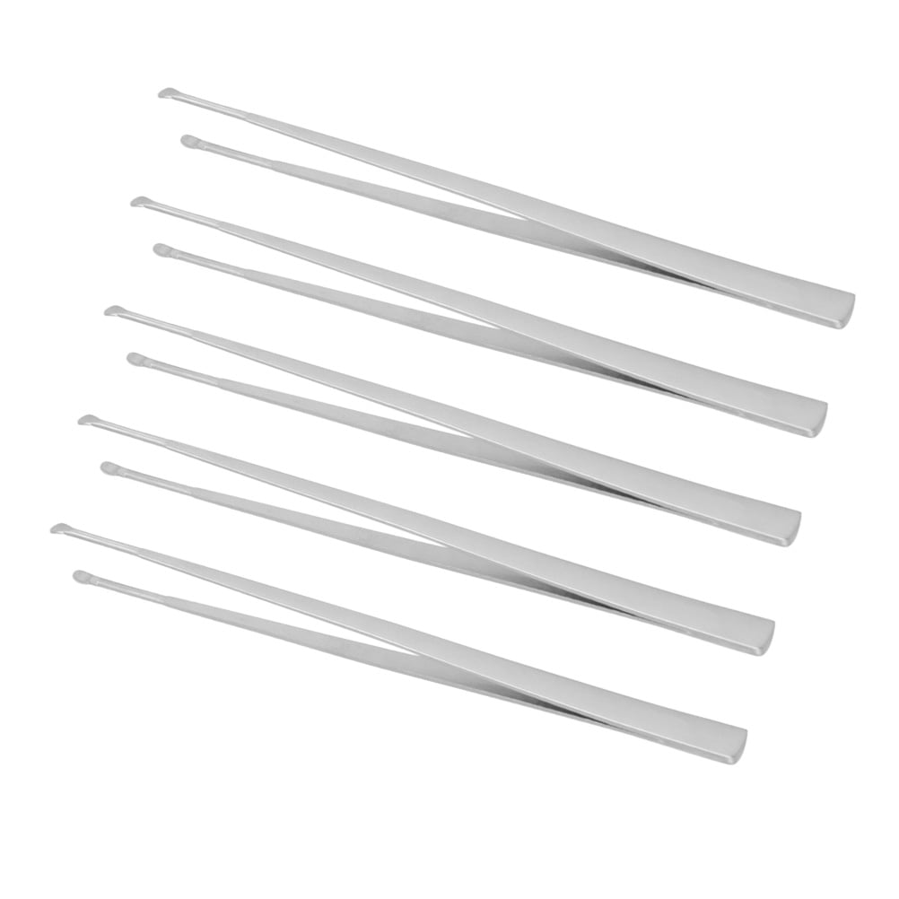 5 Pcs Ear Pick Tweezer Earwax Removal Earpick Cleaner Tweezers Spiral