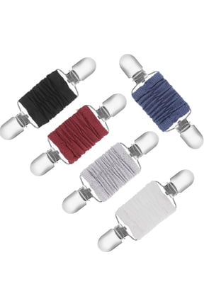 5 Pcs Elastic Dress Cinch Clips Vintage Sweater Shawl Cardigan Collar Waist Adjuster