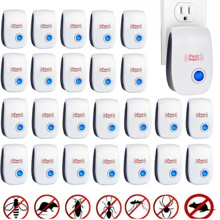 5 Pcs Electronic Pest Reject Control Ultrasonic Repeller Home Bug Rat Spider Roaches