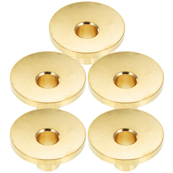 unbranded  5 Pcs Incense Cones Holder Mini Cylinder Pedestal Stands Golden