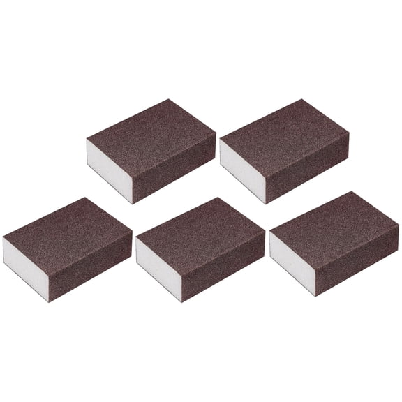 5 Pcs Emery Wipe Sponge, Nano Clean Sponge, Emery Sponge Brush Eraser Scrub, Pot Scrubber Scouring Pad, Kitchen Cleaning Sponge for Removing Rust Cleaning Pots and Pans, 3.94x2.75x0.98 inch