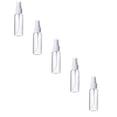 thumbnail image 1 of 5 Pcs Empty Spray Bottless Small Clear Fine Mist Spray Bottle 100ml Sprayers with Plastic Bottle Sprays Transparent Sprays Empty Small Bottles Plastic Travel Equipment, 5.71x1.5 Inch, Clear E, 1 of 1