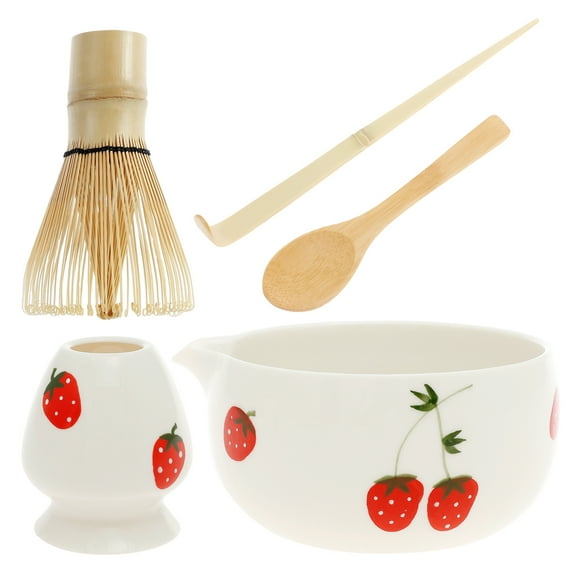 5 Pcs Enduring Matcha Tea Set Safe Matcha Drink Making Tool Kit Elegant Green Tea Powder Set for Drink Lover