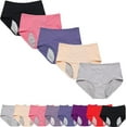 thumbnail image 1 of Leakproof Ladies Underwear - 5Pcs Leakproof Panties for Over with Incontinence(Size L), 1 of 8