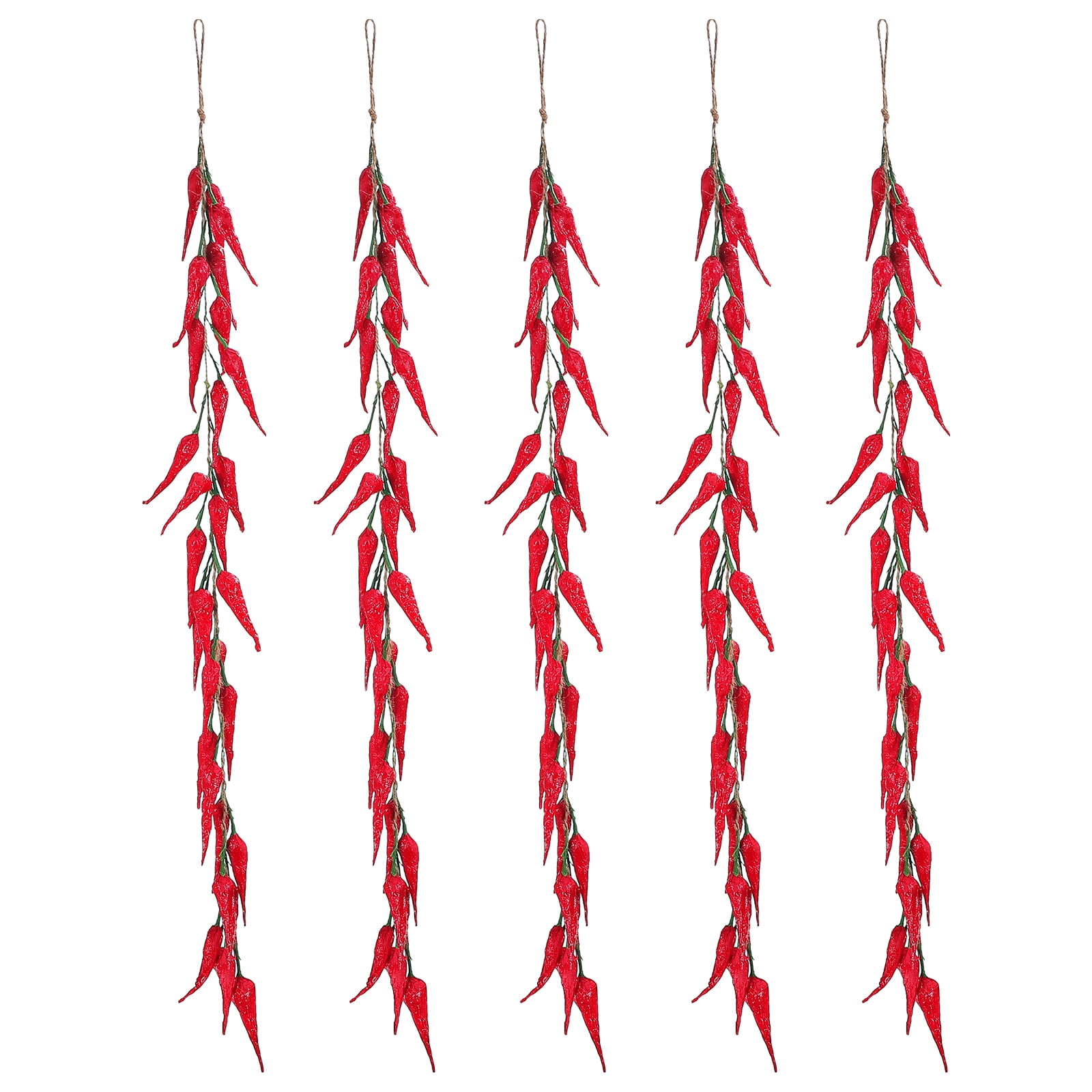 5 Pcs Fake Chili Pepper Model Decoration Practical - Walmart.com
