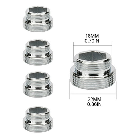 5 Pcs Faucet Adapter Kit Water Purifier Aerator Connector Brass Aerator Adapter