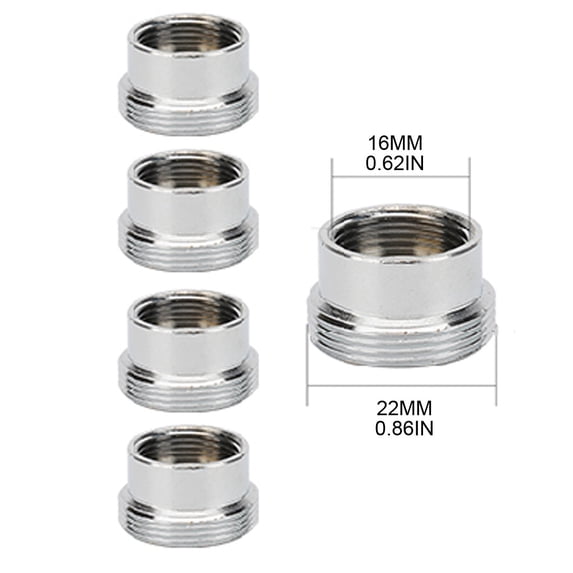 5 Pcs Faucet Adapter Kitchen Male Female Brass Faucet Adapter Water
