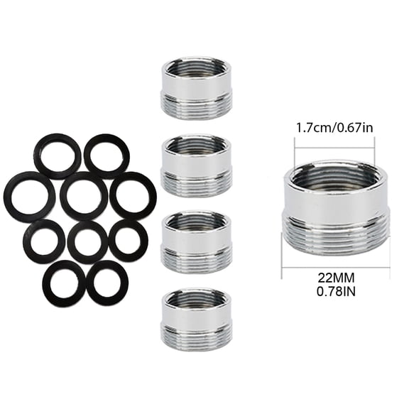 5 Pcs Faucet Adapter Kitchen Male Female Brass Faucet Adapter Water