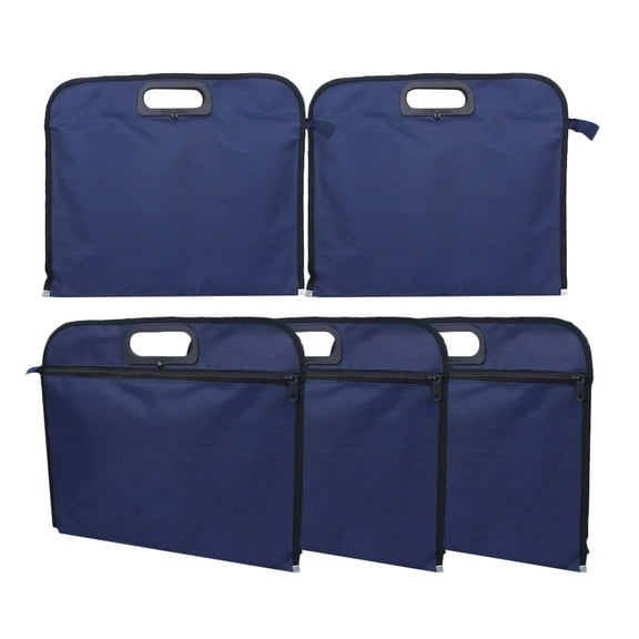 5 Pcs File Holder Tote Bag Clothes Storage Bags Documents Student