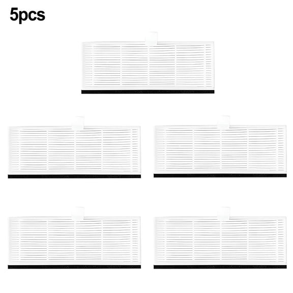 5 Pcs Filters Replacement For iHome AutoVac Nova iHRV6-BLK Self Empt Robot Vacuum Cleaner Filter