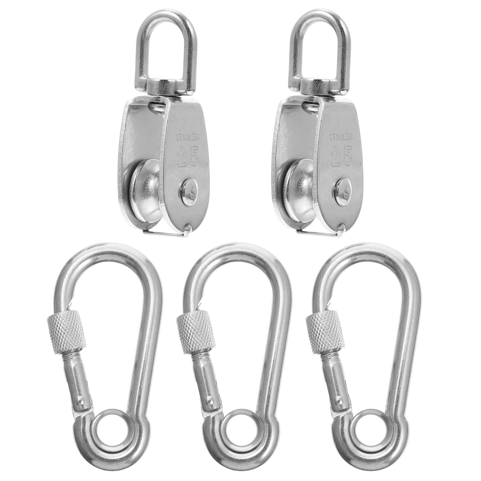 5 Pcs Fixed Pulley Single Pulley Rope Pulley Lifting Crane Pully Single