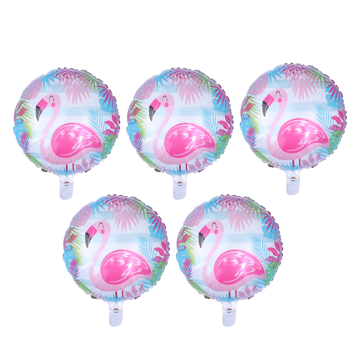 5 Pcs Flamingo Balloons Helium Kids Birthday Party Decorations Chic and Stylish Ballons Decorative Supplies Summer