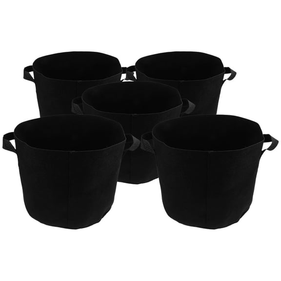 5 Pcs Flower Planting Bag Planter Potato Sack Plant Grow Pouches Planting Pouch Tree Planting Bags Potato Grow Bag