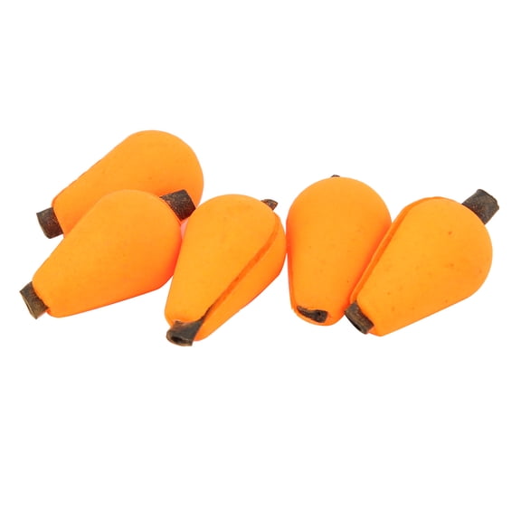5 Pcs Foam Water Drop Fly Fishing Float Strike Indicator Orange