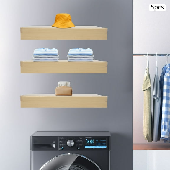 5 Pcs Foamed PVC Wire Rack Covers, Foamed PVC Rack Cover, Pantry Shelves Covers for Bathroom Kitchen Shelving 61*41*8cm/24*16*3in