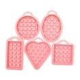 thumbnail image 1 of 5 Pcs Food Grade Silicone Waffle Molds Set Nonstick for Air Fryer Oven Cake Cookie Baking Kitchen Supplies, 1 of 5
