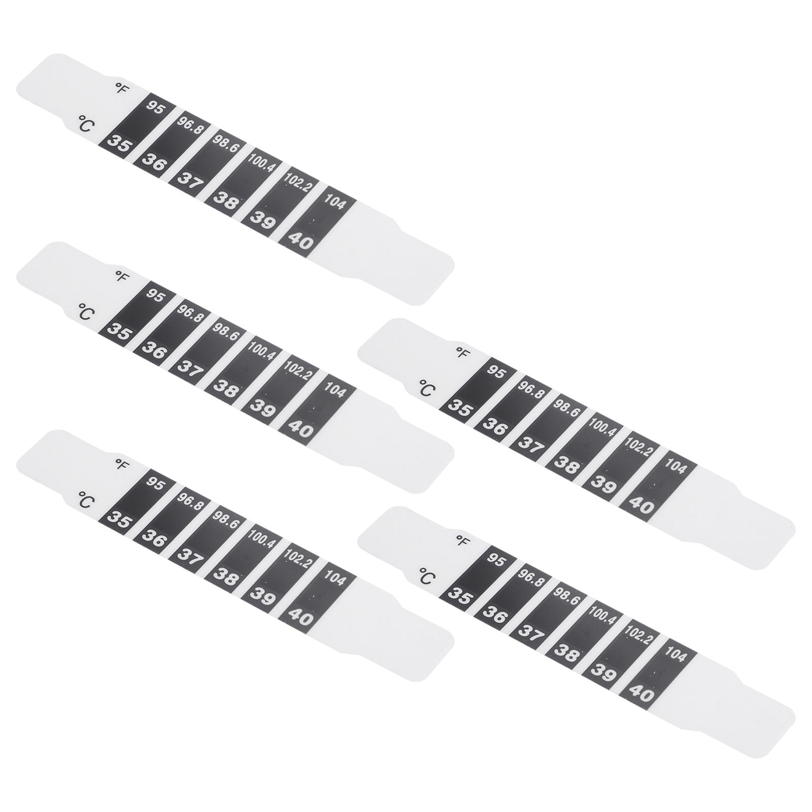 5 Pcs Forehead Temperature Sticker Thermometer Strips Stickers Fever