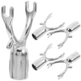 thumbnail image 1 of 5 Pcs Fork for Pole Household Fork Fork for Garment Lever Aluminum Alloy Fork, 1 of 6