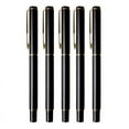 thumbnail image 1 of 5 Pcs Fountain Pen 0.5mm Metal Business Pen Signature Pen Ink Pens Black Pens, 1 of 11