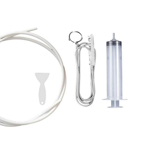 5 Pcs Fridge Drain Hole Cleaning Tool,Fridge Dredger Set,Refrigerator Drain Refrigerator Remover Kits,Reusable Hole Blockage