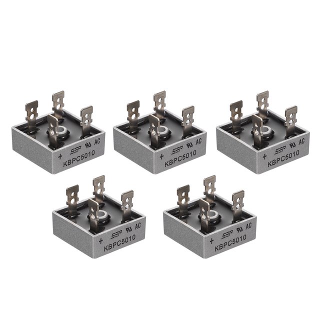5 Pcs Full Wave Bridge Rectifier Electronic Components Single Phase