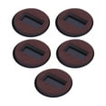 thumbnail image 1 of 5 Pcs Furniture Stopper,Wheel Stoppers Bed Stoppers Furniture Caster Cups,Premium Solid Caster Cups Fits to All Floors & Wheels of Sofas, Beds,Chairs,Prevents Scratches (Z2-Square Brown), 1 of 6