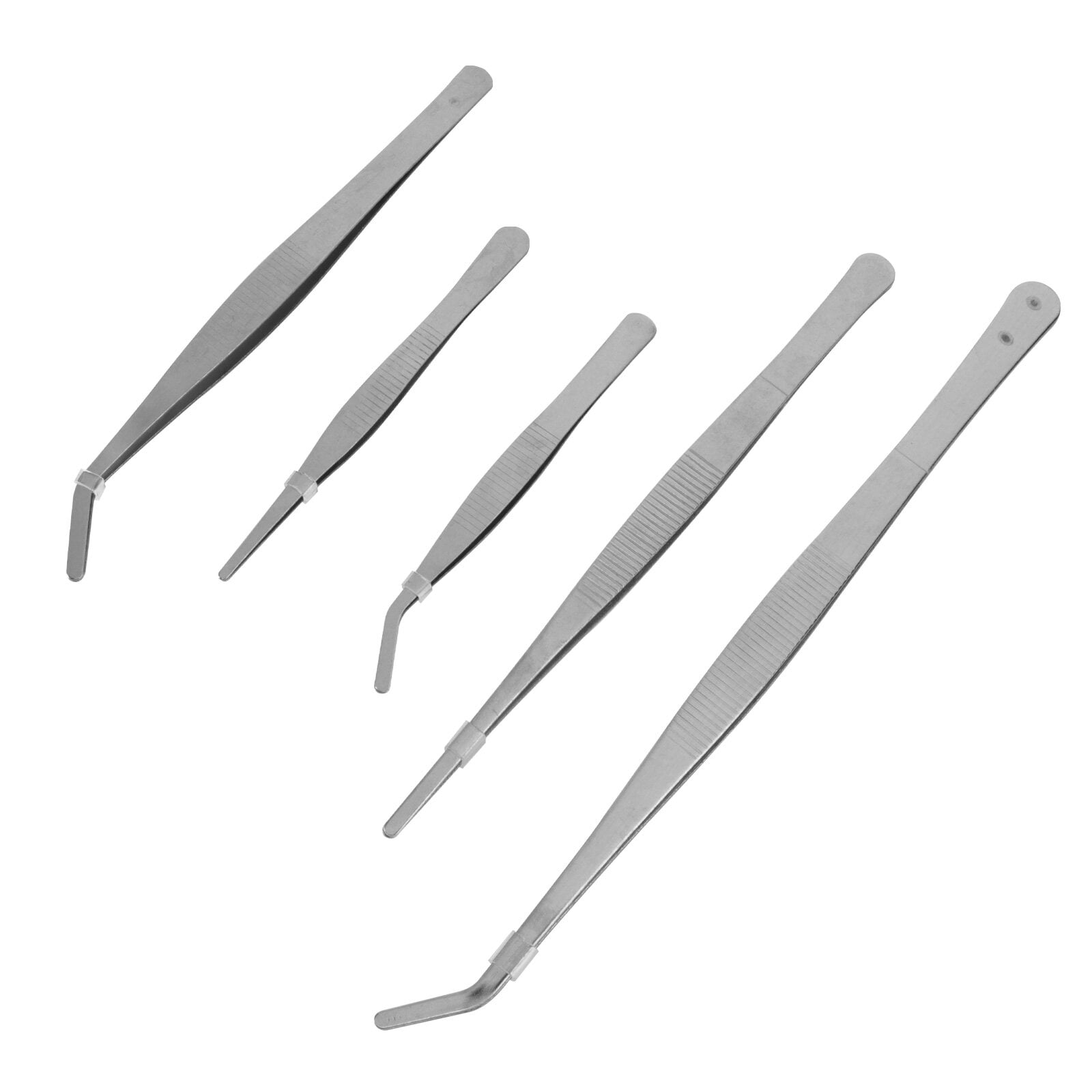 5 Pcs Gardening Tweezers Stainless Steel Plant Tools Small Accessory
