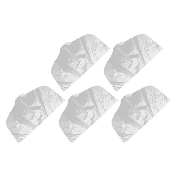 5 Pcs Garment Bag Clothing Protective Cover Woman 50.00X36.00X0.02CM Transparent