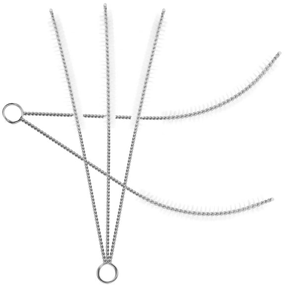 5 Pcs Gas Cutting Tube Cleaning Brush Drain Cleaner Electric Scrubber Pipe Test Tubes Baby White